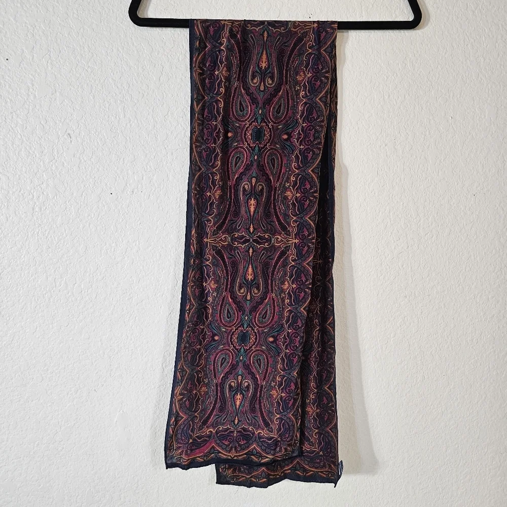 Ginnie Johansen Vintage Silk Scarf